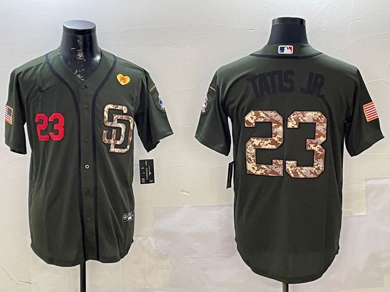 Men San Diego Padres 23 Tatis jr Green Game 2025 Nike MLB Jersey style 6